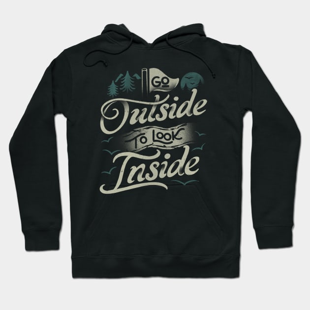 Go Outside To Look Inside II by Tobe Fonseca Hoodie by Tobe_Fonseca